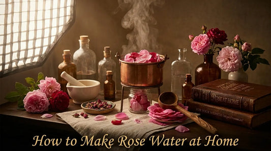 rose water preparation at home for face, hair and skin